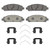 Wagner Brakes OEX1401 Disc Brake Pad Set OEX Ceramic