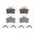 Wagner Brakes OEX1017 Disc Brake Pad Set OEX Ceramic Rear