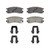 Wagner Brakes OEX698 Disc Brake Pad Set OEX Ceramic Rear Premium