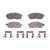 Wagner Brakes OEX815D Disc Brake Pad Set OEX Ceramic Front