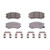 Wagner Brakes OEX924A Disc Brake Pad Set OEX Ceramic