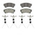 Wagner Brakes OEX1192 Disc Brake Pad Set OEX Ceramic Front Premium