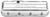 Edelbrock 4480 Engine Valve Cover Set-Signature Standard Steel Chrome