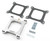 Mr. Gasket 4945 Carburetor Spacer 4-Barrel Square Bore 1" Aluminum Open