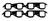 Percy's 68013 Exhaust Gaskets Header Carbon Composite Square Port Chevy BB Pair