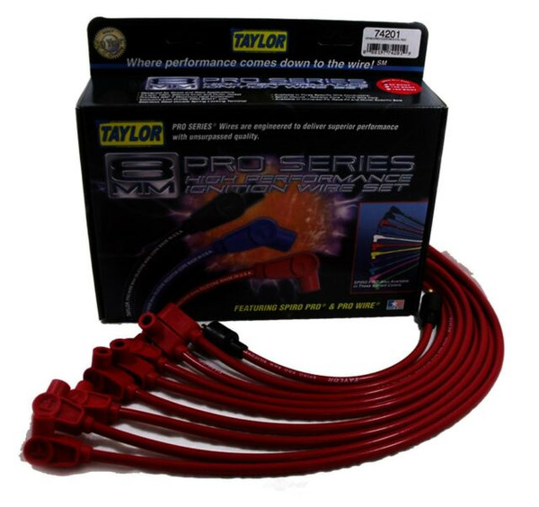 Taylor 74201 Spark Plug Wire Set-8mm Spiro Pro Ignition Wire Set