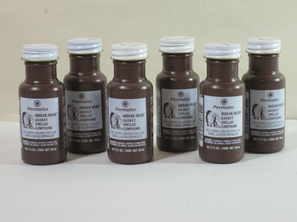 Permatex Indian Head Gasket Shellac Compound 20539 Case of Six Bottles, 686226205391, hpc503Classic Survivor, Classicsurvivor, Specialized Engine Parts, jamhook503, hpc503