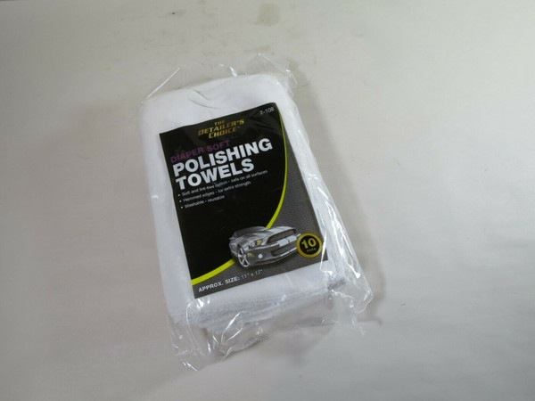 Detailer's Choice 2-108 Diaper Soft Polishing Towels 11"x 7" 10- Pack, 073319210804, Classic Survivor, Classicsurvivor, Specialized Engine Parts, jamhook503, hpc503