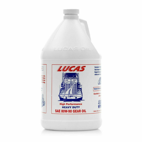 Lucas 10046 Heavy Duty 80W-90 Transmission Differential Lube Gear Oil 4-Gal