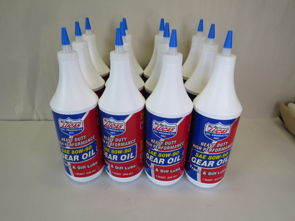 Lucas 10043 80W-90 Heavy Duty Gear Oil 1-Qt Case of 12