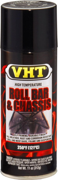 VHT SP670 High Temp Gloss Black Roll Bar & Chassis Paint 11oz Can
