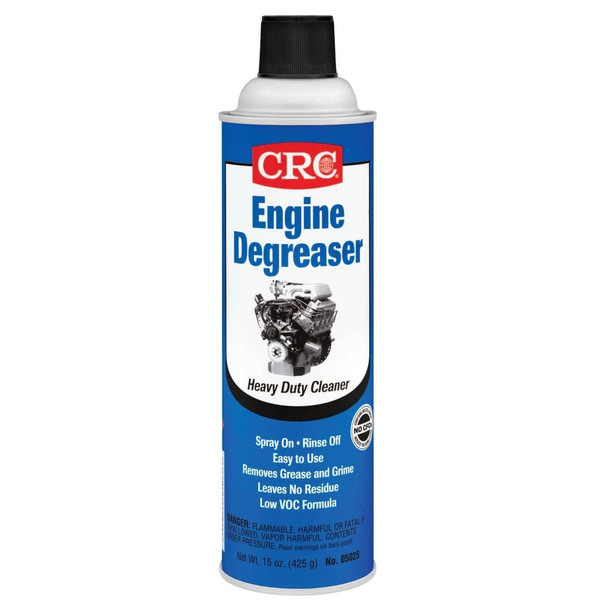CRC 05025 Marine & Automotive Engine Cleaner & Degreaser Spray 15oz Can