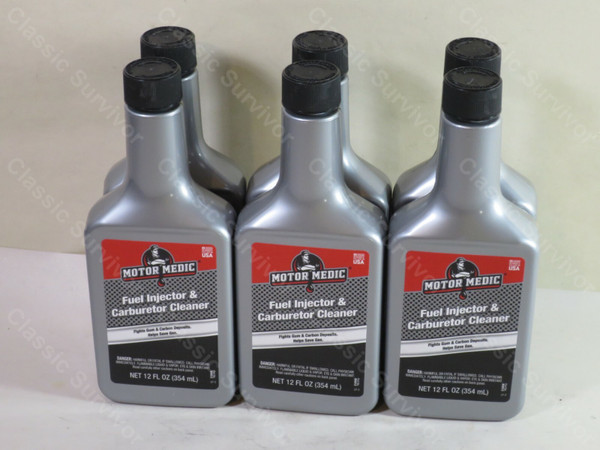Motor Medic M49-12 Fuel Injector & Carb Cleaner 12oz Bottle Case of 6