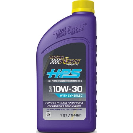 Royal Purple 31130 HPS Street Synthetic Motor Oil 10W30 1-Qt Case of 12