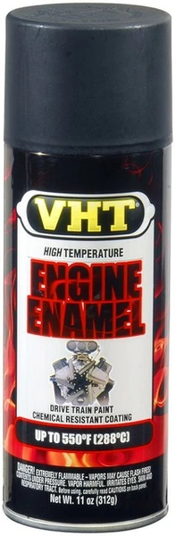 VHT SP139 High Temp Paint Engine Enamel 11oz GM Satin Black 550°F Case of 6