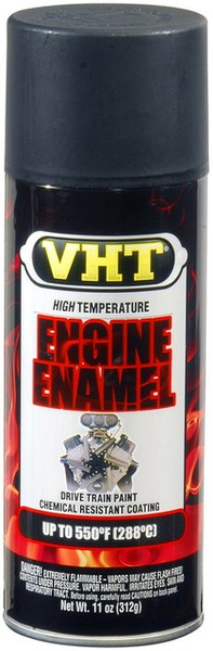 VHT SP139 High Temp Paint Engine Enamel 11oz GM Satin Black 550°F