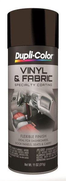 Dupli-Color HVP104 Vinyl and Fabric Spray- Gloss Black 11oz Aerosol Can