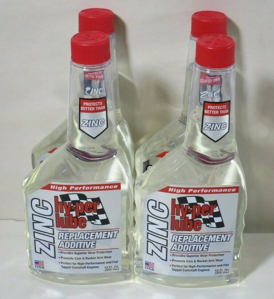 Zinc Hyper Lube 12oz. Replacement Additive Hy-Per Engine HPZ212 Case of 4