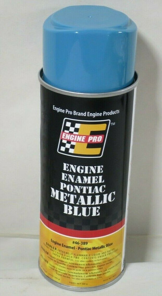 Engine Pro 46-389 Engine Enamel Paint Pontiac Metallic Blue 12 Oz Can, 846163106414, Classic Survivor, Classicsurvivor, Specialized Engine Parts, jamhook503, hpc503