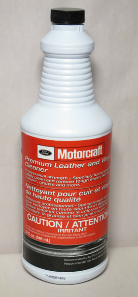 Ford Motorcraft ZC-56 Premium Leather & Vinyl Cleaner 32oz.,  031508649309, Classic Survivor, Classicsurvivor, Specialized Engine Parts, jamhook503, hpc503, Ford, Mercury, Mustang, Cougar, Torino, Cyclone, Ranchero, Maveric, Comet, Galaxie F100, F150, F250, F350, BOSS 302, BOSS 351, 351W, 351C, 351 Cleveland, 429, 429SCJ, 429CJ,
