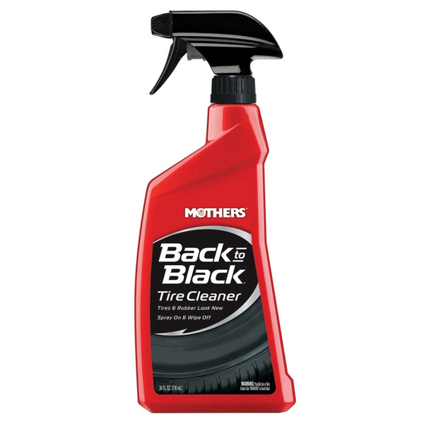 Mothers 09324 Back-to-Black Tire Cleaner, 24 fl. oz