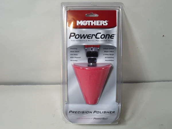 Mothers 05146 PowerCone Metal Polishing Tool & Quick Swap Bit
