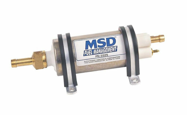 MSD 2225 Fuel Pump Electric High-Pressure External Inline Universal
