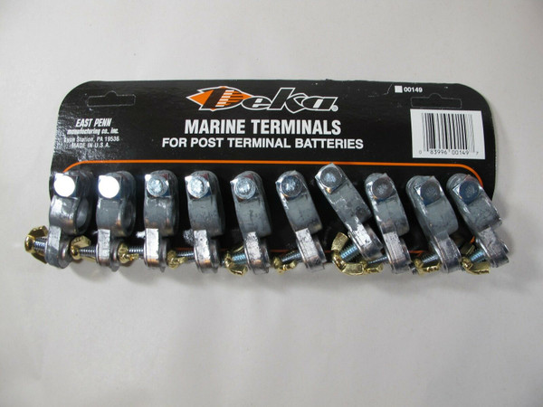 East Penn Battery Marine Terminals Deka # 00149 Card of 10, 083996001497, Classic Survivor, Classicsurvivor, Specialized Engine Parts, jamhook503, hpc503