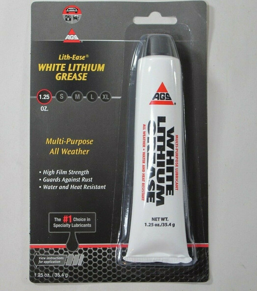 AGS WL-1 Lith-Ease 1.25 Ounce Tube White Lithium Grease, 077146055034, Classic Survivor, Classicsurvivor, Specialized Engine Parts, jamhook503, hpc503 AGS WL-1 Lith-Ease 1.25 Ounce Tube White Lithium Grease, 077146055034, Classic Survivor, Classicsurvivor, Specialized Engine Parts, jamhook503, hpc503