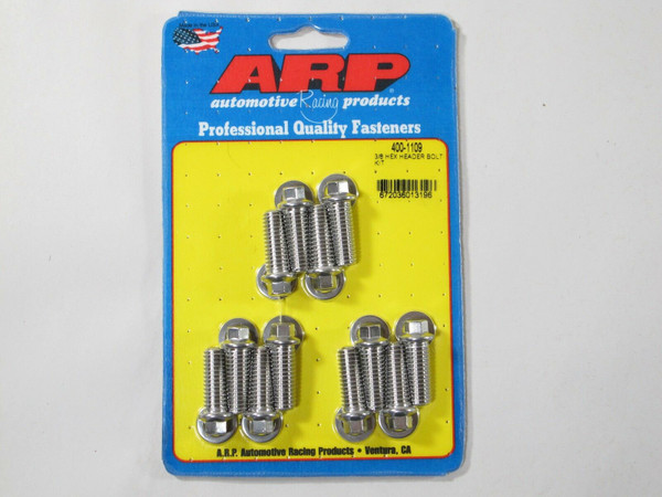 ARP 400-1109 Header Bolts - SBC - 5/16" Wrench Head Stainless Hex Head - 1.00" L, 672036013196, Classic Survivor, Classicsurvivor, Specialized Engine Parts, jamhook503, hpc503