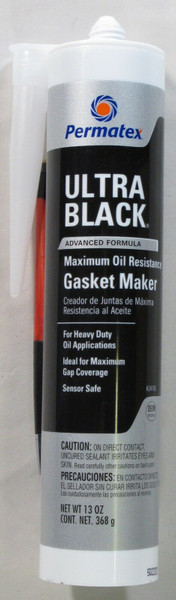 Permatex 24105 Ultra Black Max Oil Resistance RTV Silicone 13oz. Tube, 686226241054, Classic Survivor, Classicsurvivor, Specialized Engine Parts, jamhook503, hpc503