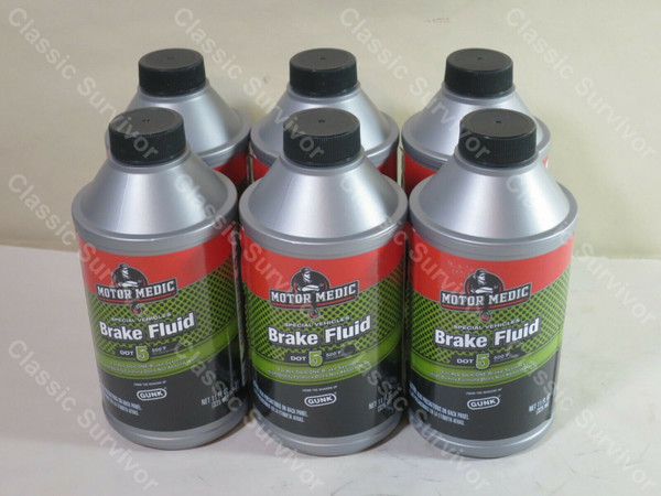 Motor Medic by Gunk Silicone Brake Fluid, Dot 5, 11-oz. M40-11 Case of 6 Bottles, 078698119281, Classic Survivor, Classicsurvivor, Specialized Engine Parts, jamhook503, hpc503 Motor Medic by Gunk Silicone Brake Fluid, Dot 5, 11-oz. M40-11 Case of 6 Bottles, 078698119281, Classic Survivor, Classicsurvivor, Specialized Engine Parts, jamhook503, hpc503