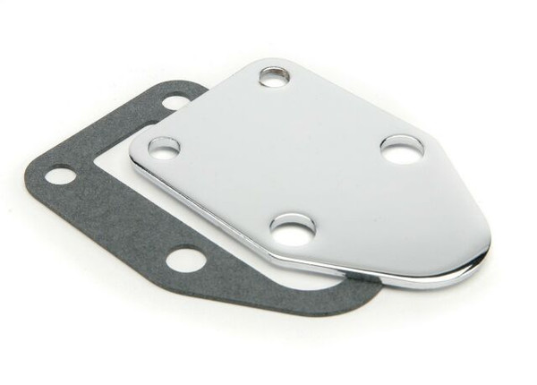 Mr. Gasket Chevy (265-400) Chrome Fuel Pump Block Off Plates 1515, 084041015155, hpc503, Classic Survivor, Classicsurvivor, Specialized Engine Parts, jamhook503