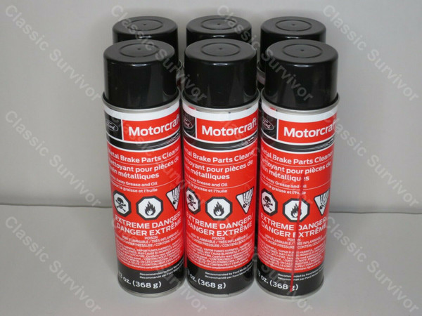 Ford Motorcraft PM-4-B Metal Brake Parts Cleaner - 13oz. Case of Six Cans, 031508492325, Classic Survivor, Classicsurvivor, Specialized Engine Parts, jamhook503, hpc503