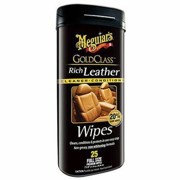 Meguiar's G10900 Gold Class Rich Leather Cleaner & Conditioner Wipes (25 wipes), 070382001094, Classic Survivor, Classicsurvivor, Specialized Engine Parts, jamhook503, hpc503