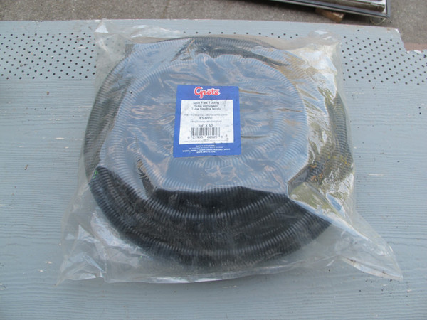 Grote 83-8002 Split Flex Tubing Black 3/4 Inch 50'