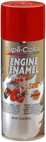 Dupli-Color DE1605 Engine Enamel Paint- Gloss Ford Red 12oz Aerosol Can