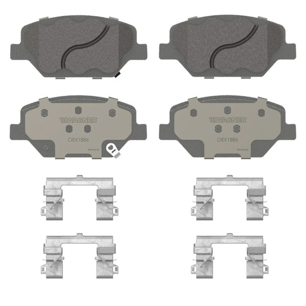 Wagner Brakes OEX1886 Disc Brake Pad Set OEX Ceramic Front Premium