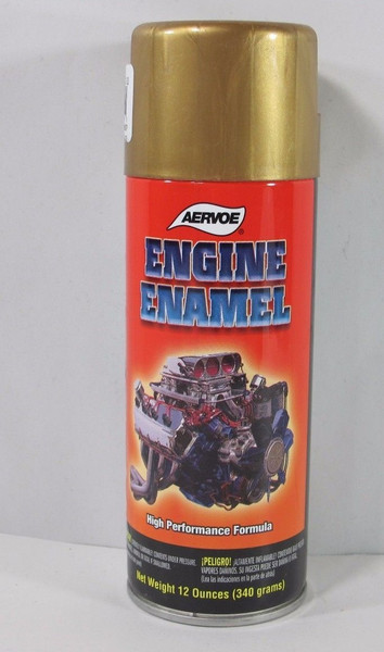 Aervoe 530 Engine Enamel Paint Cadillac Gold 12oz Can