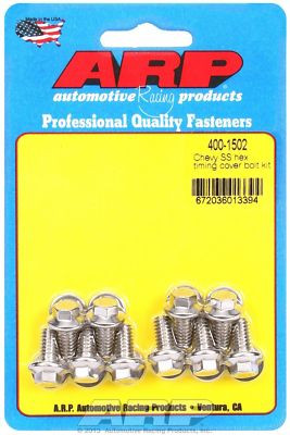 ARP 400-1502 Timing Cover Bolt Kit Stainless Hex Polished