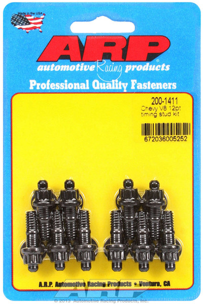 ARP 200-1411 Timing Cover Stud Kit 12-pt Chromoly Black