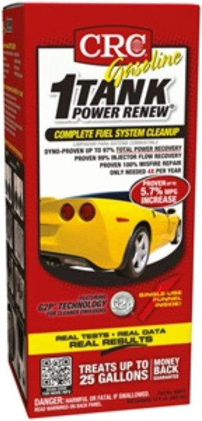 CRC 05815 Gasoline Fuel Additive 1-Tank Power Renew