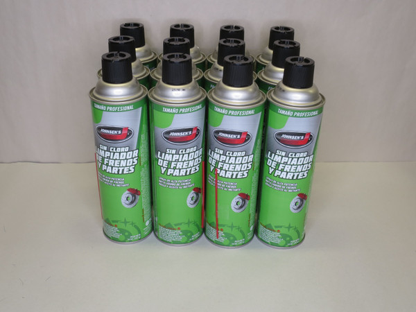 Johnsen's 2413 Non-Chlorinated Brake Parts Cleaner 14oz Can Case of 12