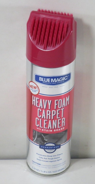 Blue Magic 912 Heavy Foam Carpet Cleaner with Stain Guard 22oz