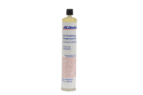 ACDelco 10-4112/19354657 Air Conditioning Oil Universal R-1234yf PAG 8oz