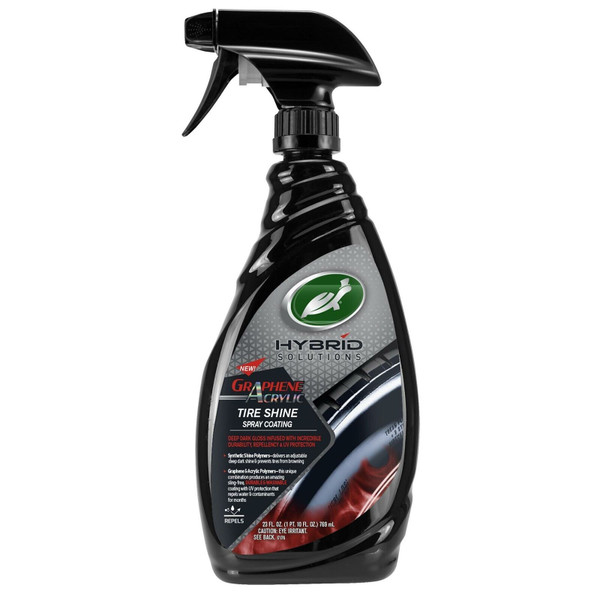 Turtle Wax 53733 Hybrid Solutions Graphene Acrylic Tire Shine Coating 23oz