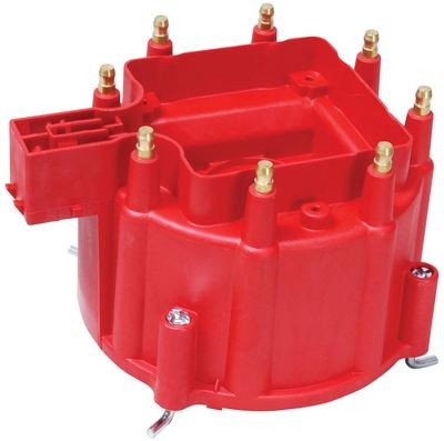 MSD 8411 Distributor Cap Clamp-Down Male/HEI Red