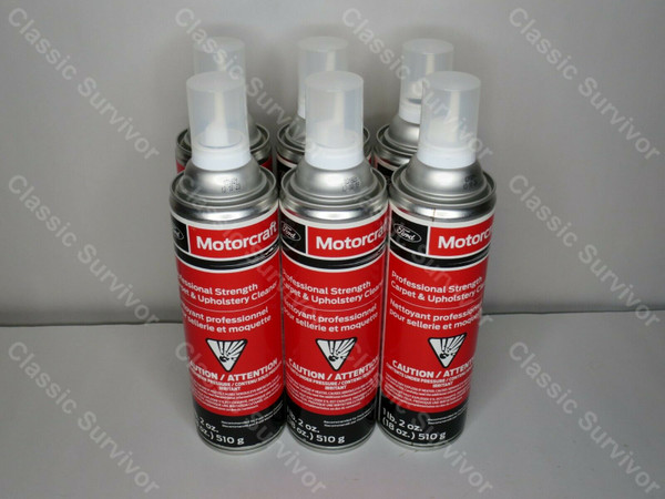 Motorcraft  ZC54  Professional Strength Carpet & Upholstery Cleaner 18oz 6 Cans, 031508447950, hpc503, Classic Survivor, Classicsurvivor, Specialized Engine Parts, jamhook503