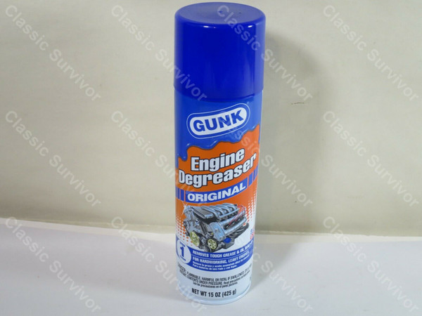 Gunk EB1 15 Oz. Heavy Duty Engine Degreaser Aerosol Can, 078698502014, WARNING: Cancer and reproductive harm. Ñ www.P65Warnings.ca.gov