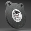 Dragon Targets 6" x 1/2" Raw Gong AR500 Steel Shooting Target